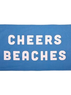 Pearhead Cheers Beaches Beach Towel NWT Bachelorette Bride